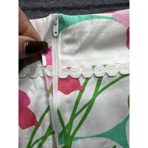 Lilly Pulitzer Pansy Floral Multicolor Skort Womens Size 6 - Picture 6 of 11